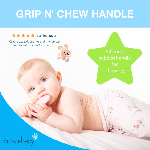 Brush-Baby Children's Applemint Toothpaste with Xylitol (0 to 3 years) + FlossBrush 0-3 years